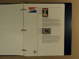 USPS Commemorative Stamp Club Album 89 Stamps Mint 1989 1990 -- New