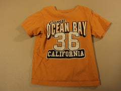 Place T-Shirt Boys' Camp Ocean Bay 100% Cotton Male Kids 2-4 3T Oranges Solid -- Used