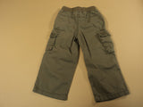 Place Boys' Pants Drawstring Waist 100% Cotton Male Kids 2-4 3T Greens Solid -- Used