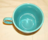 Designer Cup 3-in Tall x 3 1/2-in Diameter Turquoise China -- Used