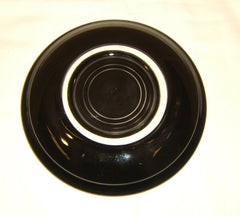 Designer Saucer Black 5 7/8-in China -- Used