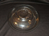 Designer Bowl 8 1/2-in x 3 1/2-in and 1/8-in Thick Clear Glass -- Used