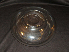 Designer Bowl 8 1/2-in x 3 1/2-in and 1/8-in Thick Clear Glass -- Used