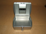 Burg Wachter Cash Box 10-in x 8-in x 3 3/4-in Silver German Made 7250 Steel -- New