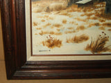 Original Vintage Painting Framed 36in x 24in Gronewald Landscape Oil on Canvas -- Used