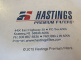 Hastings Premium Filters 2015-16 Trucks Buses & Off Highway Applications F110-15 -- Used