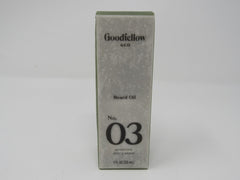 Goodfellow & Co Beard Oil No. 03 1 fl oz Moroccan Mint and Cedar -- New