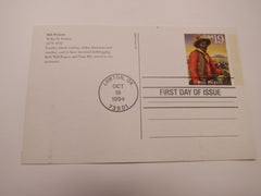 USPS Scott UX184 19c Bill Picket First Day of Issue Postal Card -- New