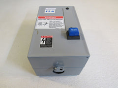 Eaton Non-Reversing Magnetic NEMA Starter 9.5in x 9.5in x 5.5in AN16DN0 SER B1 -- Used