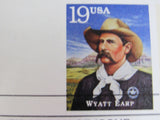 USPS Scott UX187 19c Wyatt Earp First Day of Issue Postal Card -- New