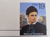 USPS Scott UX188 19c Nellie Cashman First Day of Issue Postal Card -- New