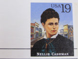 USPS Scott UX188 19c Nellie Cashman First Day of Issue Postal Card -- New