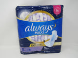 Procter & Gamble Always Maxi Pads 36 ct. Size 5 Extra Heavy Overnight -- New