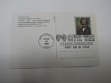 USPS Scott UX207 20c Frederick Douglass First Day of Issue Postal Card -- New