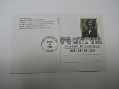 USPS Scott UX207 20c Frederick Douglass First Day of Issue Postal Card -- New