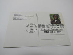 USPS Scott UX207 20c Frederick Douglass First Day of Issue Postal Card -- New