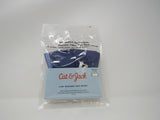 Cat & Jack Kids Reusable Face Mask Animal 2 Pack Built-In Filter Pockets Blue -- New