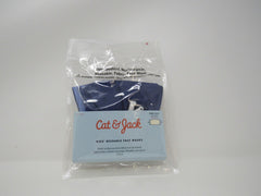 Cat & Jack Kids Reusable Face Mask Animal 2 Pack Built-In Filter Pockets Blue -- New