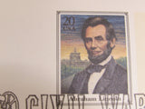 USPS Scott UX209 20c Abraham Lincoln First Day of Issue Postal Card -- New