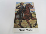 USPS Scott UX211 20c Stand Waite First Day of Issue Postal Card -- New