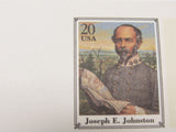 USPS Scott UX212 20c Joseph E Johnston Mint Never Hinged/MNH Postal Card -- New
