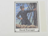 USPS Scott UX206 20c David Farragut Mint Never Hinged/MNH Postal Card -- New