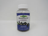 Natures Way Sambucus Standardized Elderberry Gummies Immune Support 60 ct -- New