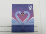 USPS Scott UX279 20c Love Swans First Day of Issue Postal Card -- New