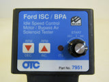 OTC Tools Idle Speed Control Bypass Air Solenoid Tester Ford Motor ISC/BPA 7951 -- New