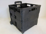 Standard Fold Out Rolling Storage Container 17-in x 15-in x 16-in -- Used