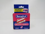 Johnson & Johnson Benadryl Allergy Tablets 8 ct Ultratabs Go Packs -- New