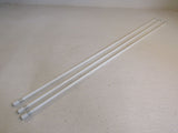 Professional Threaded Rod Electrical Fixture Mounting Lot of 3 White Metal -- Used