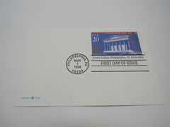 USPS Scott UX292 20c Girard College Philadelphia First Day of Issue Postal Card -- New