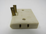 Professional 3 Outlet Plug Adapter 15A 125V Vintage -- Used