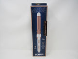 Conair Double Ceramic Curling Iron 1-in Barrel Classic Curls 30 Heat Settings -- New