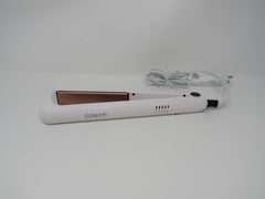 Conair Double Ceramic 1-in Flat Iron Rose Gold ExtraLong Plates -- New