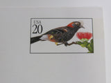 USPS Scott UX295 20c Crested Honeycreeper Postal Card Tropical Birds -- New