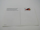 USPS Scott UX296 20c Cardinal Honeyeater Postal Card Tropical Birds -- New