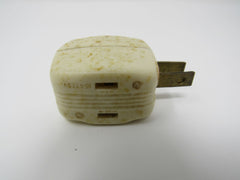 Standard 3 Outlet Plug Non-Grounded Vintage -- Used