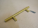 Richelieu Cabinet Pull 96mm Satin Brass Contemporary 3 3/4-in BP30596160 Metal -- New