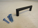 Amerock Cabinet Pull 96mm Matte Black 3 3/4-in PB36852FB Metal -- New