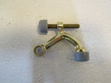 Emtek Door Hinge Pivot Stop Polished Brass Rubber Tip 22413US3 Metal -- New