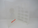 Standard Compartment Container 11in x 7.25in x 2in 17 Sections Plastic -- Used