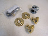 Baldwin Passage Knob Set Non Lacquered Brass 2-3/8 in Set 5015031PASS -- New