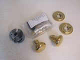 Baldwin Privacy Knob Set Non Lacquered Brass 2-3/8 in Set 5015031PRIV Brass -- New