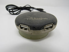 Rocketfish USB 2.0 4-Port Suction Cup Hub 4 1/2 ft Cord RF-NBSKHB -- Used