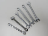 Name Brand Set of 6 Box End Open End Wrenches 5/32-in to 5/16-in Vintage -- Used