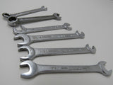 Name Brand Set of 6 Box End Open End Wrenches 5/32-in to 5/16-in Vintage -- Used