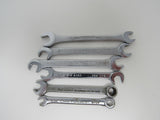 Name Brand Set of 6 Box End Open End Wrenches 5/32-in to 5/16-in Vintage -- Used