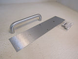 Ives Push Pull Plate With Handle Satin PP8302-4 US26D Stainless Steel -- New